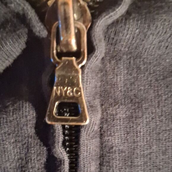 NY&CO SPORT Navy Blue Zip-Up Hoodie Size Small - Picture 2 of 10